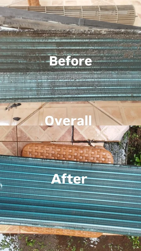 Professional AC maintenance tools and equipment